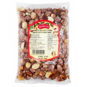 ANDREAS CACAHUETES PIEL TOSTADOS SALADOS 180G/16