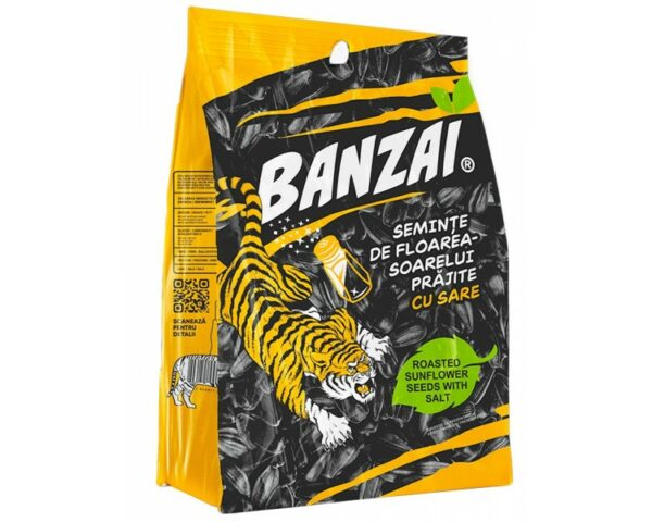 BANZAI PIPAS NEGRAS SALADAS 130G/10