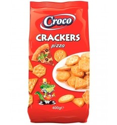 CROCO CRACKERS PIZZA 400G/12