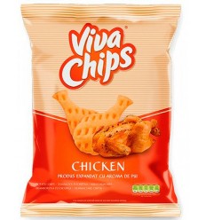 VIVA CHIPS POLLO 100G/20
