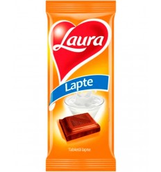KANDIA LAURA CHOCOLATE LECHE 80G/24